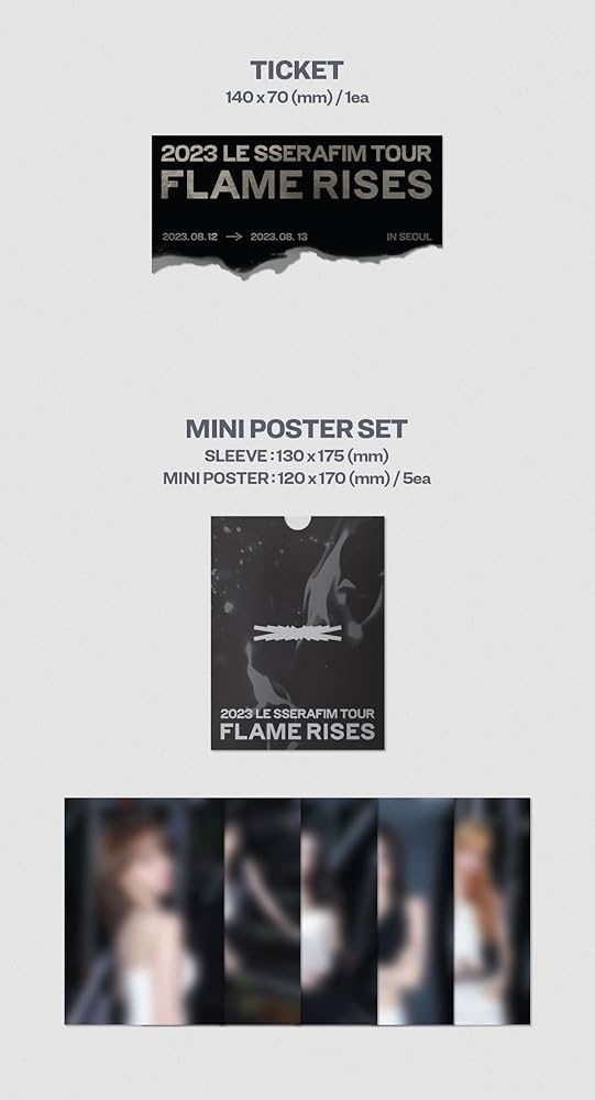 LE SSERAFIM TOUR'FLAME RISES初回限定版　ルセラフィム Amazon.co.jp: 2023 LE SSERAFIM TOUR 'FLAME RISES' IN JAPAN