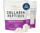 Live Conscious Collagen Peptides Powder - Naturally-Sourced Hydrolyzed Collagen Powder - Hair, Skin, Nail, and Joint Support - Type I & III Grass-Fed Collagen Supplements for Women and Men - 16oz