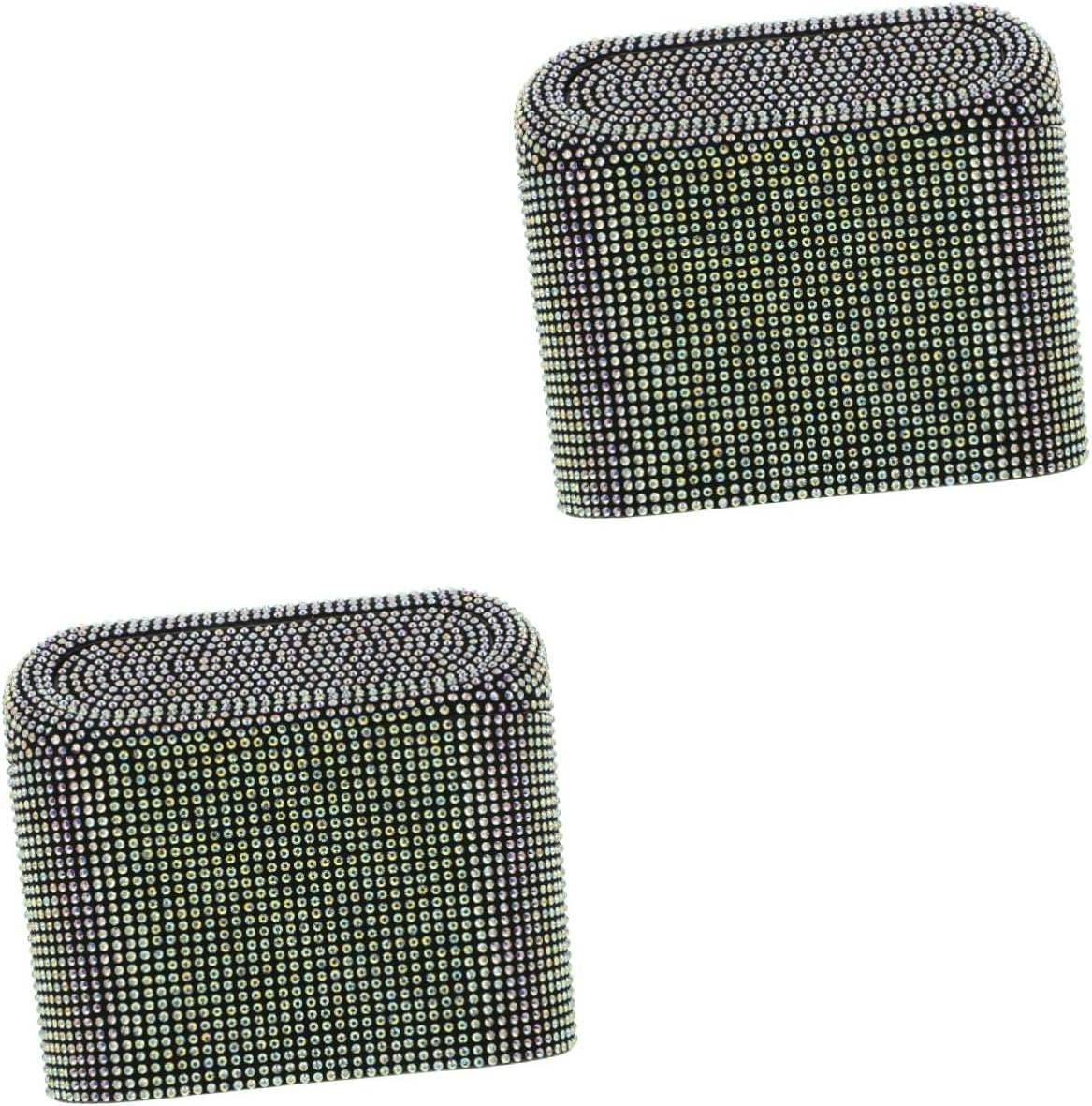 2Pcs Garbage Can Mini Trash Can for Accessories Car Trash Cans Car Can Trash Mini Trash Can Accesorios para Autos Car Mini Trash Can Car Gadgets Plastic Small Storage Bag