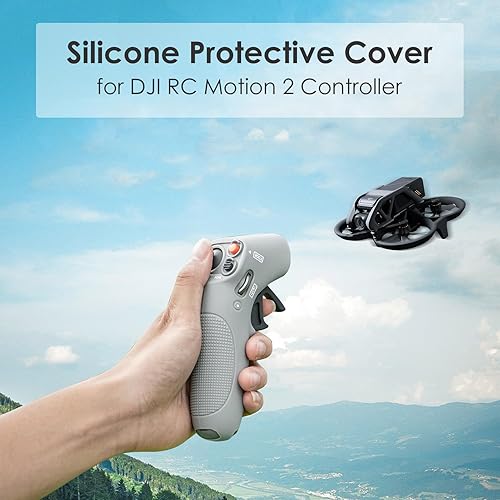 Miniatura 2 de XINANEE - Funda de silicona para mando DJI RC Motion 2, funda protectora para mando a distancia DJI Avata FPV, a prueba de salpicaduras, a prueba de