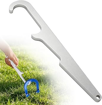 2-in-1 Horseshoe Measuring Gauge and Pickup Hook