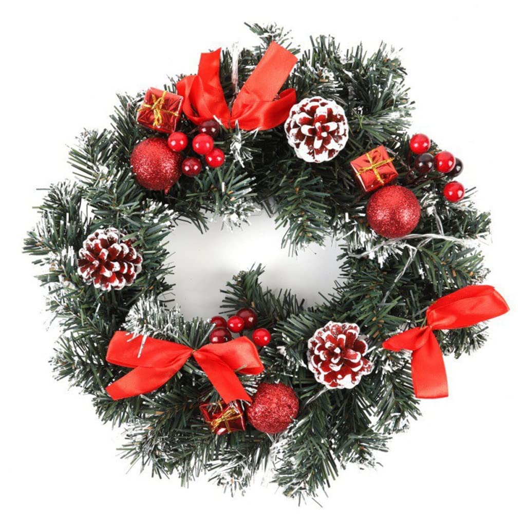 Couronne de Noël LED 25cm pour illuminer les yeux de toute la famille