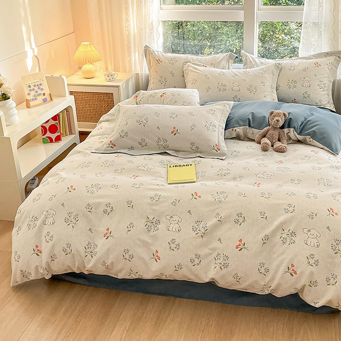 掛け布団カバー 冬用 布団カバー 4点セット 寝具カバーセット 洗える 布団かばー シンプル ベットカバー あったか 蓄熱保温 洗い