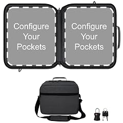 Extra-Large Customizable Modular Pill Bottle Organizer Medicine Bag Carrier for Medications Vitamins and Medical Supplies - Travel Medicine
