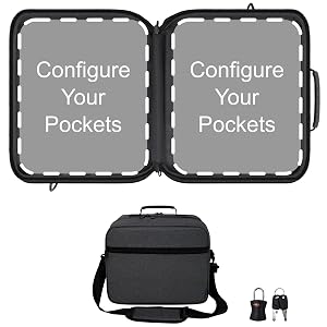 Extra-Large Customizable Modular Pill Bottle Organizer Medicine Bag Carrier for Medications Vitamins and Medical Supplies - Travel Medicine