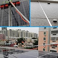 Vista 5 de Water Fed Pole Kit Water Fed Telescopic Brush Photovoltaic Panel Cleaning Tool Brush Head for Cleaning Photovoltaic and Solar Panels