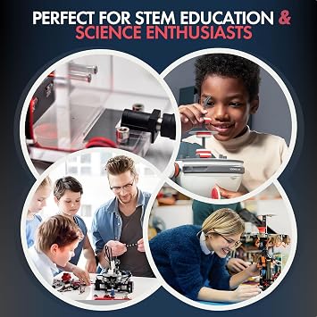 NikolaToy High tech electromagnetic Coil Accelerator - Multifunctional STEM Toy for Science Education and Creative Learning Hands-On Physics Experiment Kit for Adults (electromagnetic Coil)