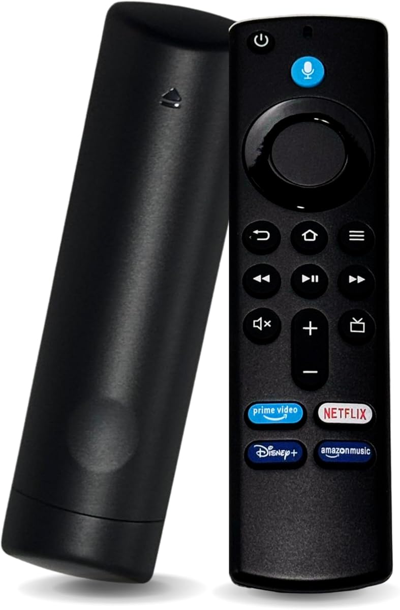 New Voice Replacement Remote Compatible with FireStick (L5B83G) for 3rd Gen, AMZ Smart TV Stick 4K Max, Lite, Fire TV Cube (1st/2nd/3rd Gen), and Insignia/Toshiba/Pioneer Smart TVs