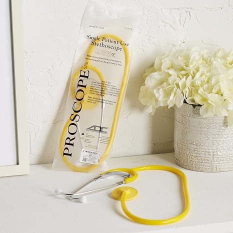 ADC Proscope 664y Disp. Stethoscope Proscope 664y Disp. Stethoscope, Yellow, Adult