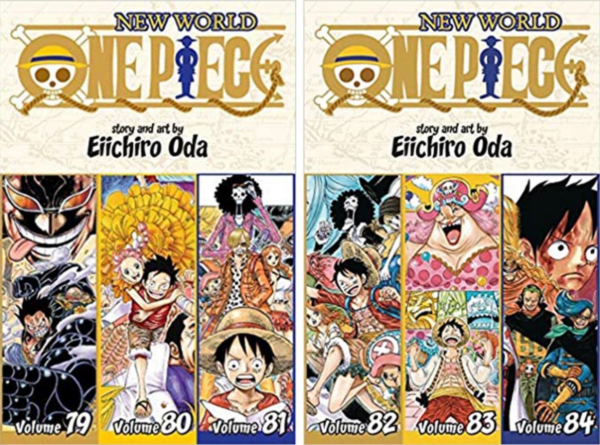 One Piece 3-in-1 Edition 12-book Manga Set 21-32: Vol. 61-96 by Eiichiro Oda      Paperback