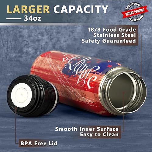 Vista 40 de Vaso de acero inoxidable de 17 onzas para hombres, él, marido, papá, taza de café con forma única para hombre, pesca, caza, camping, Navidad