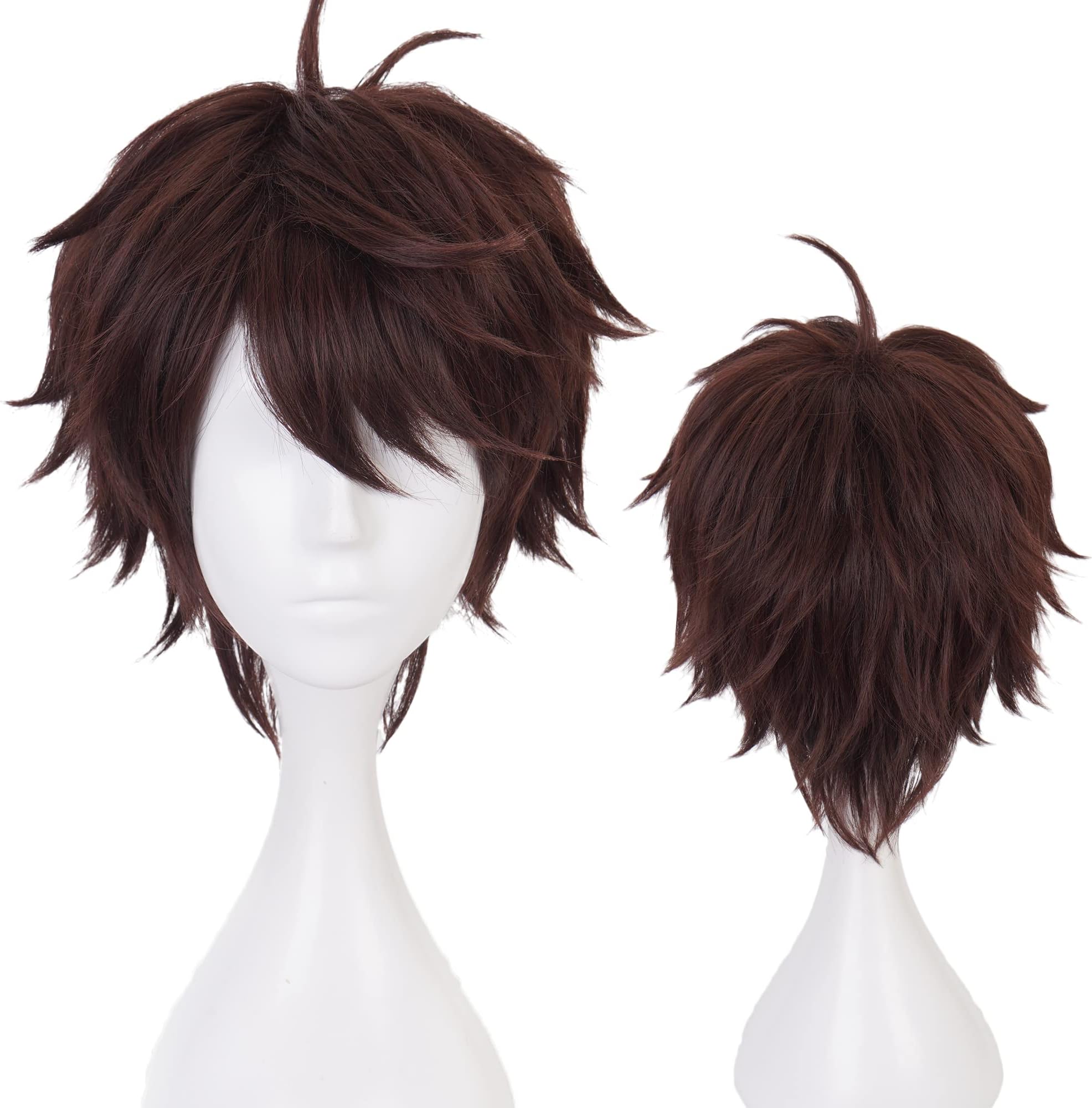 Anime Cosplay Perücke Schwarz-Blau - Langes Haar Mit Farbverlauf