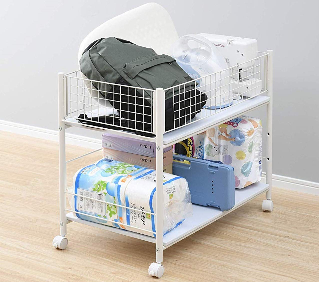 Amazon｜山善(YAMAZEN) 押入れ (クローゼット) 収納ラック 幅43.5×奥行