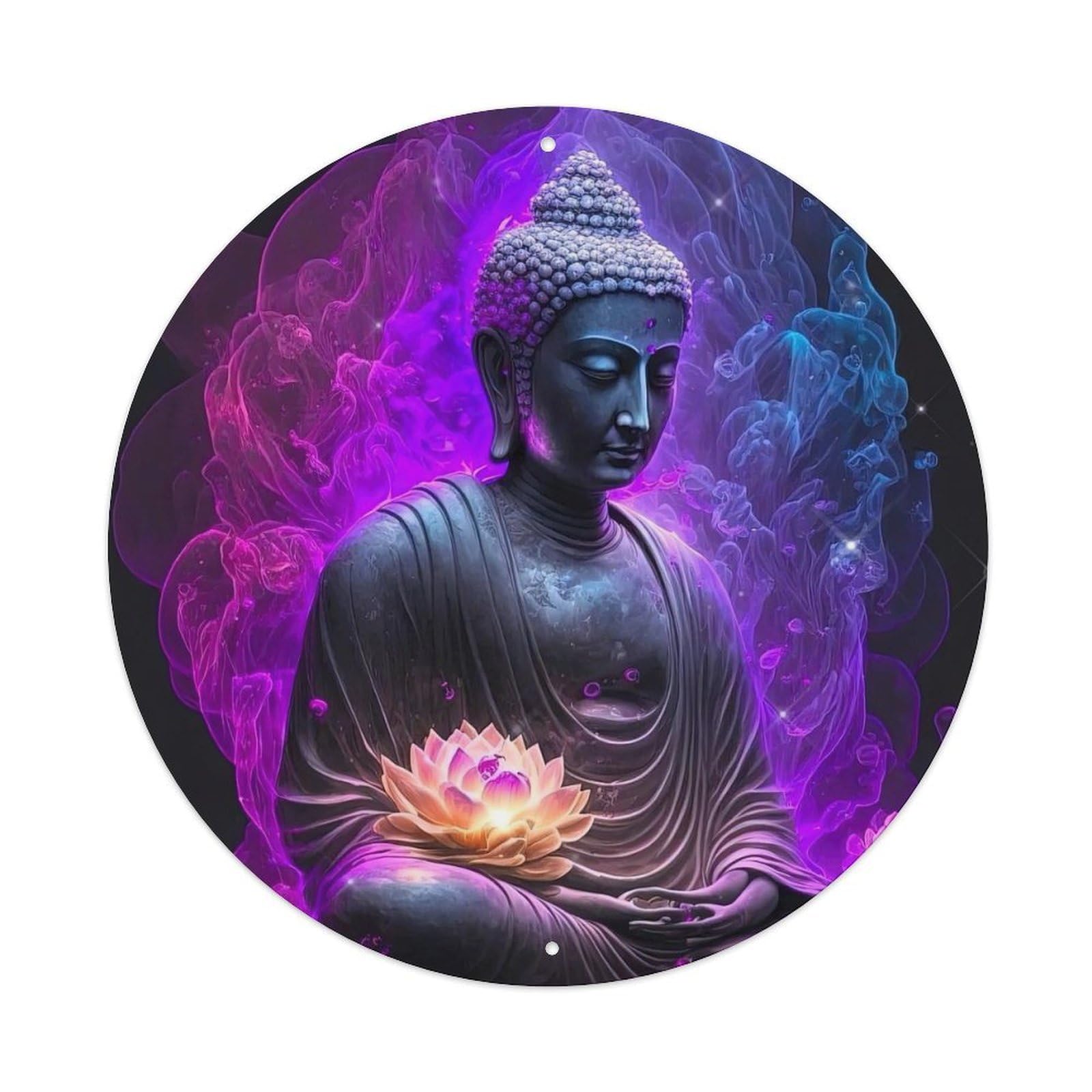 Zen Art Buddha V3 Metal Tin Sign