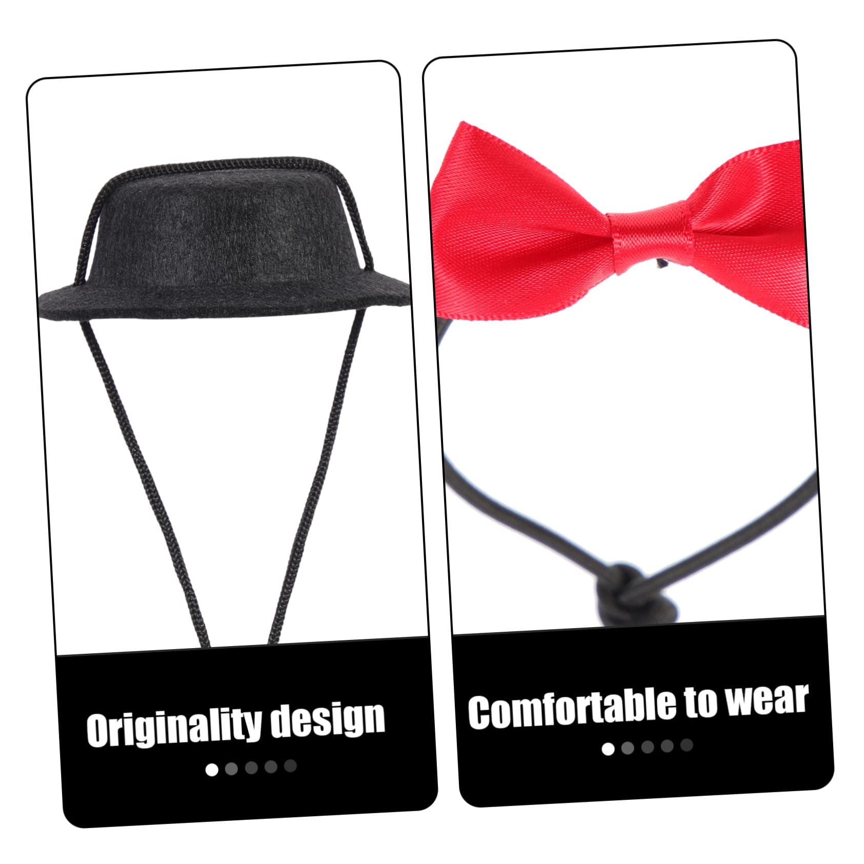Angoily 4sets e Guinzaglio Per Lucertole Con Cappello Regolabile Per Passeggiate Accessori Per Rettili Per Gechi e Camaleonti Materiale Di Alta Qualità Stile Elegante Per Occasioni