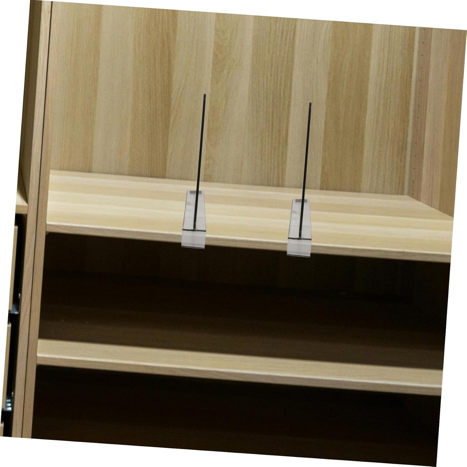 Sosoport 6pcs Clothesline Acrylic Wardrobe Partition Dividers Closet Separator for Storage Organization Dustproof Wardrobe Separators for Bedroom Closet Organizers Multi-Functional Dividers