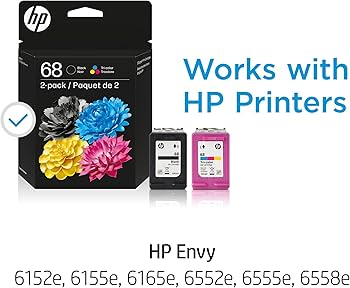 Amazon.co.jp: HP 68 ブラック/3色インクカートリッジ(2個パック