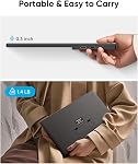 Moniteur portable, 15.6" FHD 1080P Écran de voyage pour ordinateur portable, écran externe ultra-mince avec Kickstand, extendeur d'écran pour PC Téléphone Mac PS4/5 Commutateur Xbox