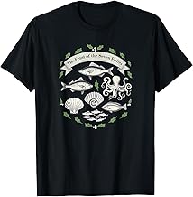 Th Feast Of Seven Fishes Italian American Christmas Eve T-Shirt