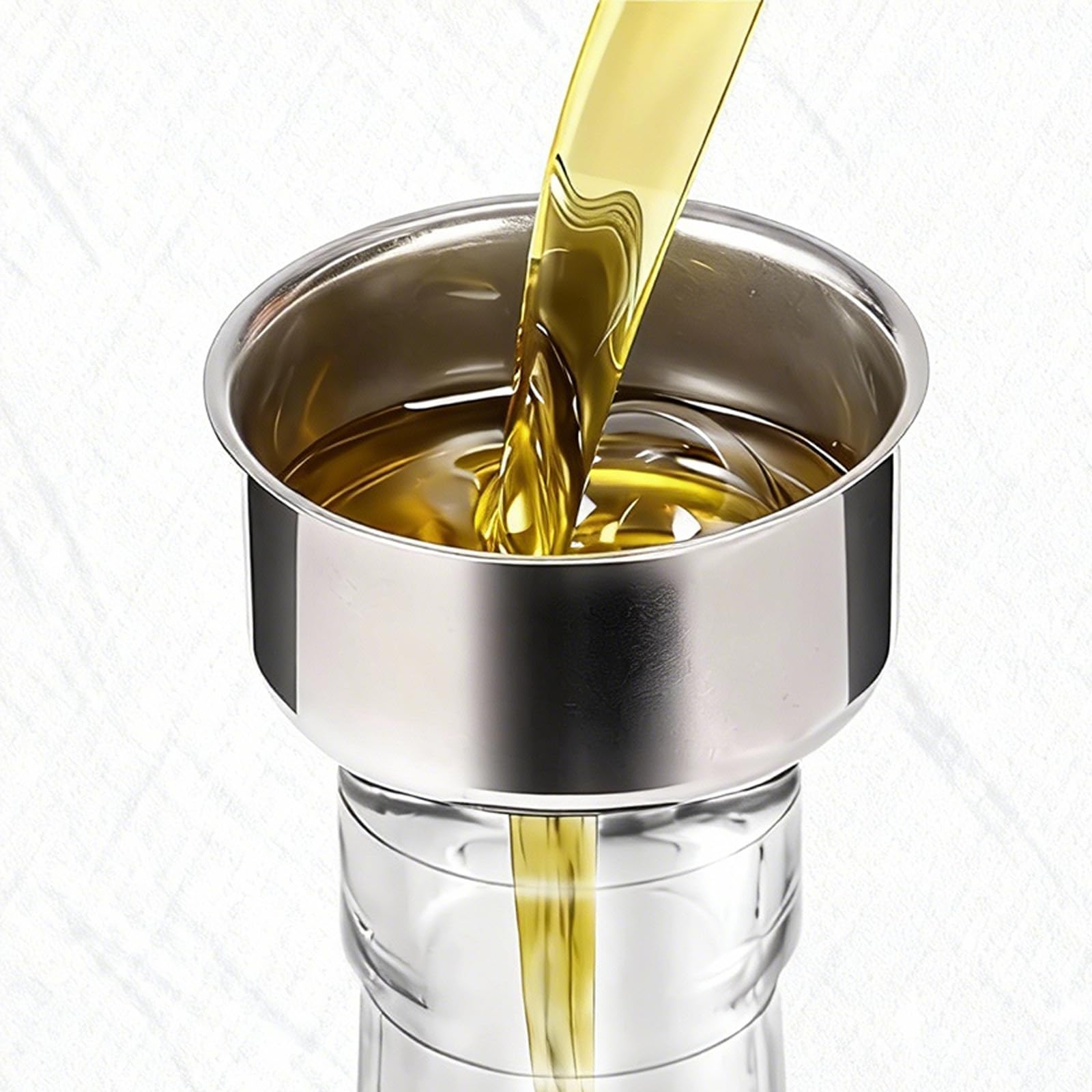 NUEAYMS Bottiglia Olio in Vetro da 500 ml con Controllo del Flusso per Un ' erogazione Perfetta Superfici Trasparenti sicure per Alimenti Bottiglia Vetro con Dispenser per condimenti