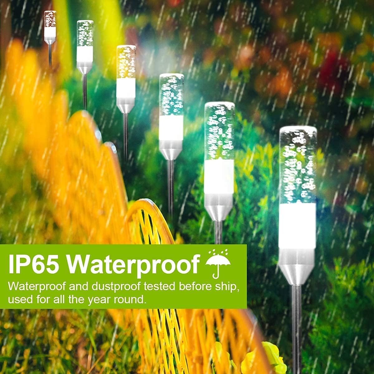 Buу 2 gеt 3 Pathway Lights Outdoor, GreenClick Extendable 6 Pack 570 Lumen Bright LED Path Lights, IP65 Waterproof 12V Landscape Lighting Cool White Acrylic Bubble Garden Lights for Lawn Patio Yard, 6000K