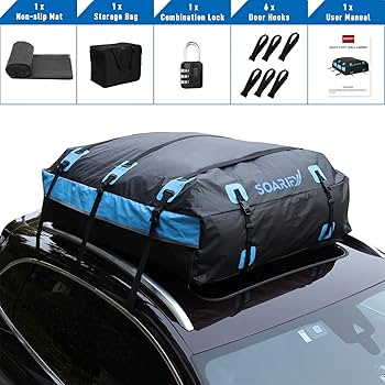 Amazon.com: Soarify Car Roof Bag Rooftop Cargo Carrier Bag 20