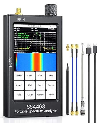 SEESII SSA463 Spectrum Analyzer 35MHz-6.3GHz with 30dB Attenuator