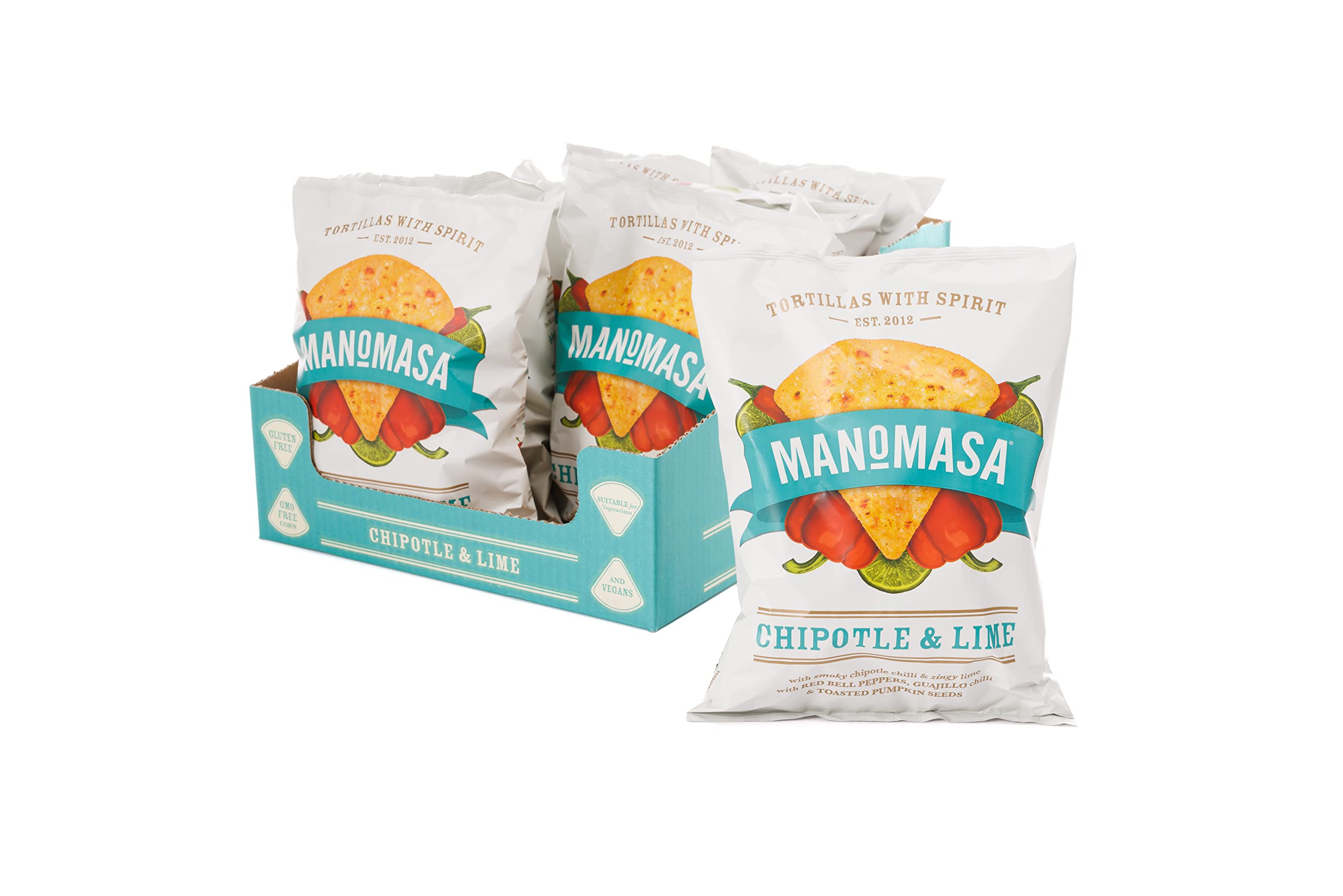 Manomasa Chipotle & Lime 10 x 140g