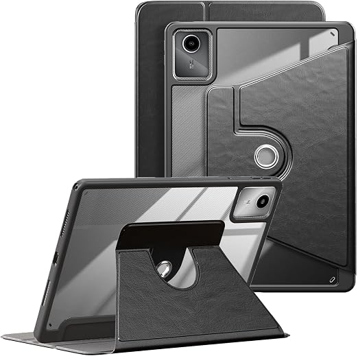 JRTAL Hülle Für Lenovo Tab M11 Plus / K11 Plus – 360° Drehbarer Kunstleder-Cover Mit Ständerfunktion | Schlank, Passgenau