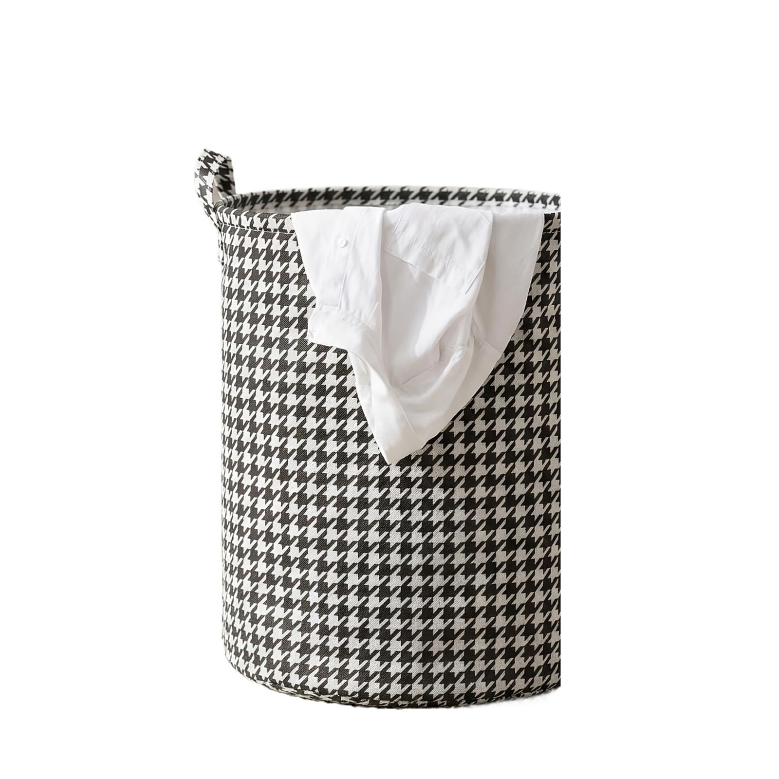 Gestreifter Wäschekorb – großer Stoffkorb in 3 Farben(Houndstooth,XXL)