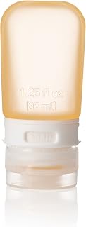 humangear Refillable Silicone Travel Size Bottles, Orange, Small (1.25oz)
