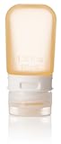 humangear GoToob Refillable Silicone Travel Size Bottles for Women, Men, Toiletries, Beauty, Cosmetics, Single, Small (1.25oz), Orange