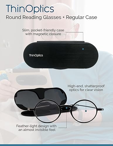 Miniatura 2 de ThinOptics Rectangular Reading Glasses