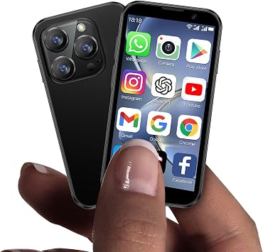 Mini Smartphone,Mini Phone with Google Play,Wifi,Android Smartphone - Black