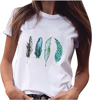 Alwyeans Womens Valentine's Day Graphic Tees Plaid Love Heart Valentines Day Sweatshirts Raglan Tops Ladies Oversized Baggy Shirts Jumper Outdoor Going Out Sportswear Summer Holiday UK Size