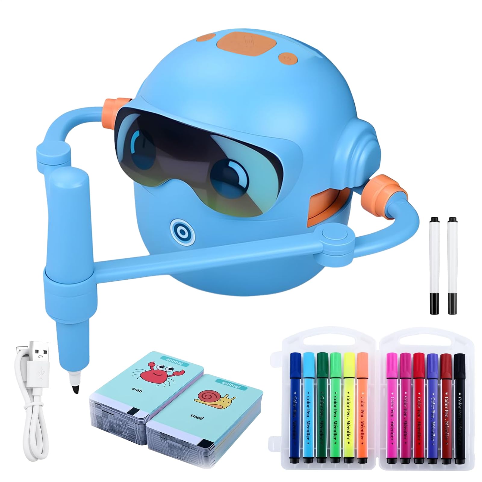 Robot da Disegno per Bambini Giocattoli Educativi Per L'Apprendimento | Robot Per Disegnare Per Bambini Per Bambini, Ragazzi E Ragazze, Ideale Per Viaggi, Scuola E Asilo Infantile