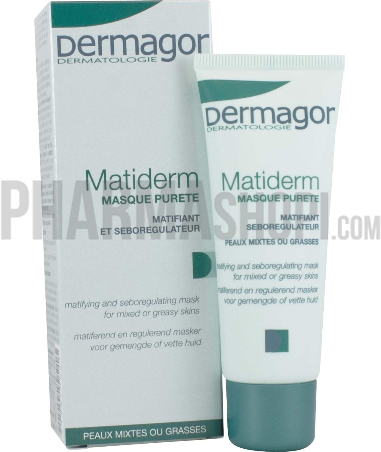 Dermagor Matiderm Matifying And Seboregulating Mask 40ml