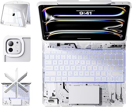 Amazon.com: GOOJODOQ Magnetic Keyboard for iPad Air 11 inch M3