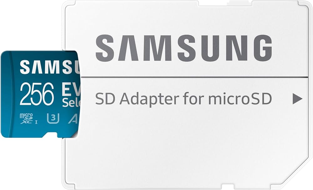 Amazon | SAMSUNG EVO Select Micro SD Memory Card + Adapter, 256GB