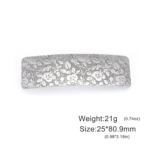 Miniatura 2 de Amaxer Viking - Pasadores de pelo dorado y plateado para mujeres y niñas, pinzas celtas para cabello grueso y delgado, pinzas francesas vintage,