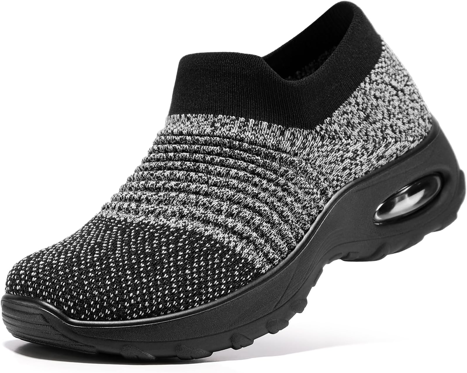 HKR Women’s Walking Shoes with Arch Support Lightweight Slip On Sneakers for Plantar Fasciitis