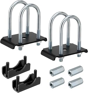 SPARKWHIZ Trailer Axle Over/Under Conversion Flip Kit For 3500# 2-3/8" Tube & 1-3/4" Springs, K7138400 Axle Conversion Kit