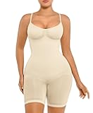FeelinGirl Shapewear Tummy Control Seamless Bodysuit Hip Enhancer Body Shaper for Women