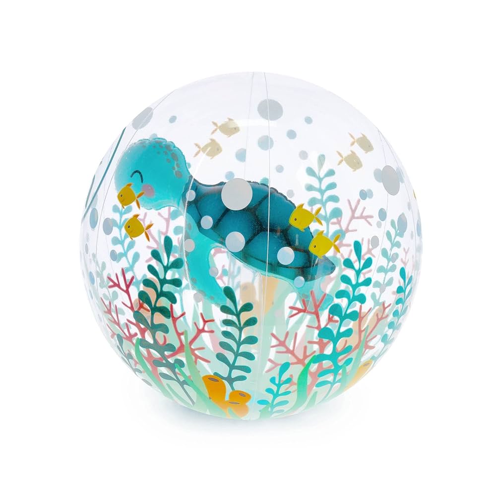Legami Balle De Plage Gonflable 40cm à Paillettes - PVC Souple Pour Jeux Plage Ou Piscine