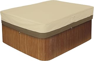 Classic Accessories 55-587-011501-00 Veranda Rectangular Hot Tub Cover, Medium