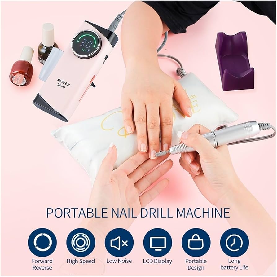 ネイルドリル 最大30,000RPM デジタル表示ネイルマシン Amazon.co.jp: 電動ネイルドリル プロフェッショナル 30000RPM 充電式