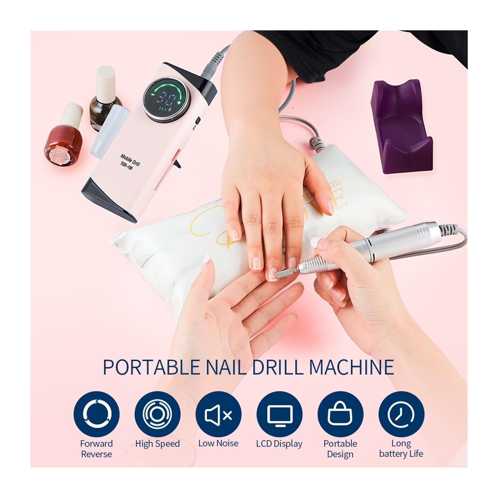 Amazon.co.jp: 電動ネイルドリル プロフェッショナル 30000RPM