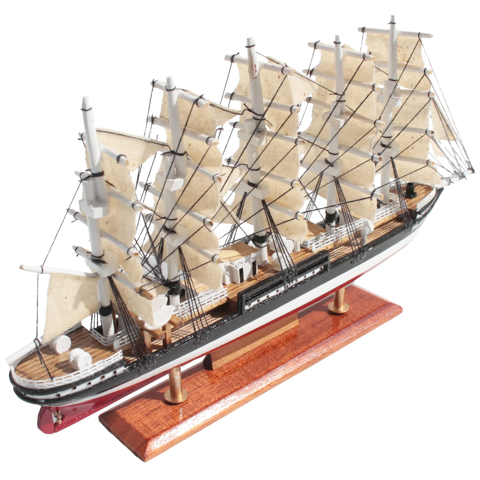 Büttner Sammler Edition Modellschiff Schiffsmodell Modellbau Holzmodell Standmodell klein zur Dekoration kein Bausatz Flying P-Liner PREUSSEN 20cm