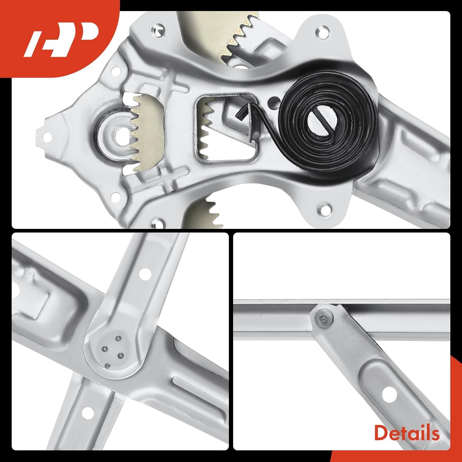 A-Premium Front Left Driver Side Power Window Regulator Without Motor Compatible with Honda Civic 2012-2015 Sedan 4-Door