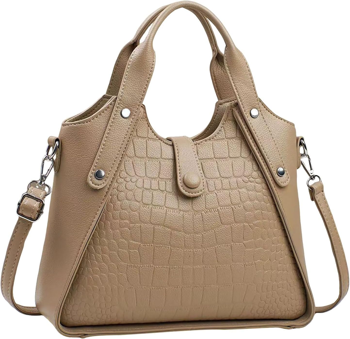 Tote Bags for Women Medium Crossbody Purse Ladies Top Handle Satchel Leather Clutch Bag